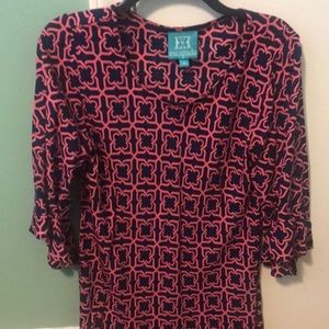 3/4 bell sleeve tunic top